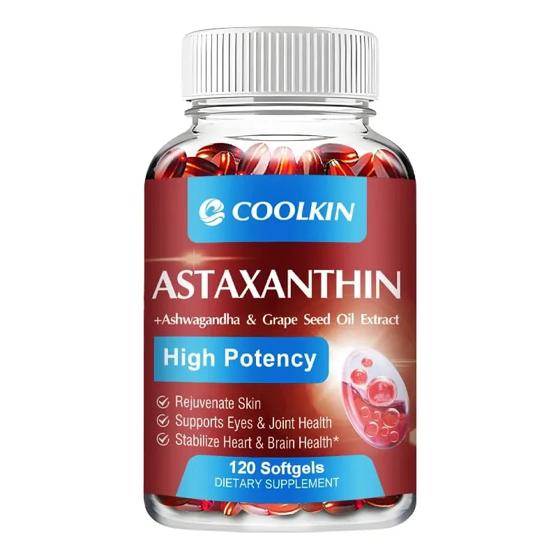 Astaxanthine - Bevordert de cardiovasculaire gezondheid Versnelt het metabolisme Ondersteunt de gezondheid van ooggewrichten en huid