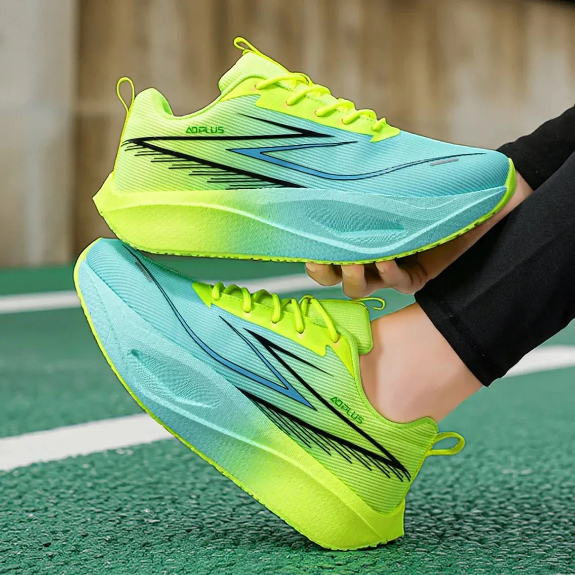 Men Running Shoes Carbon Plate Marathon Sneakers Lightweight Breathable Athletic Sports Shoes Women's Comfortable Walking Shoes — image 5