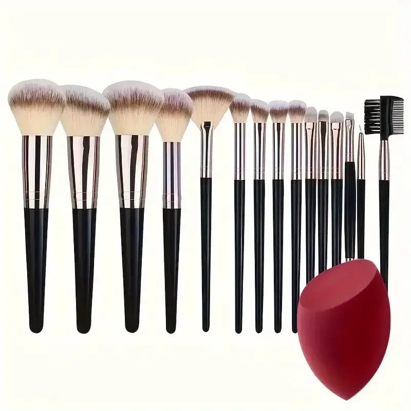 NYT 3-20 STK Makeup Børster Sæt Eye Shadow Foundation Concealer Blending Blush Brush Blød Fluffy Kvinder Beauty Tool Julegave — image 15