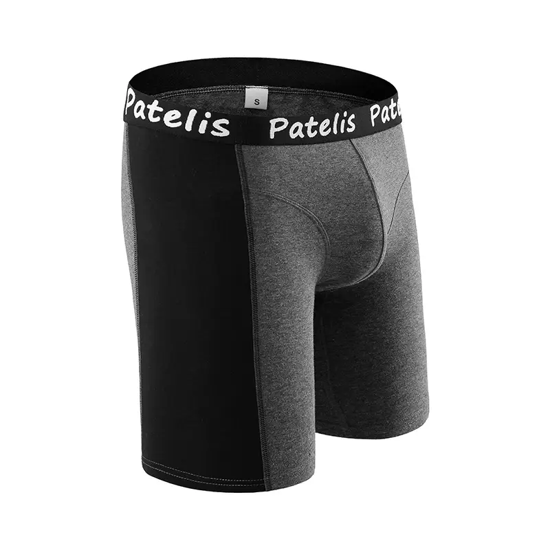 Cueca boxer masculina plus size para 80-180kg tamanho grande 6XL shorts boxer de algodão confortável — image 17