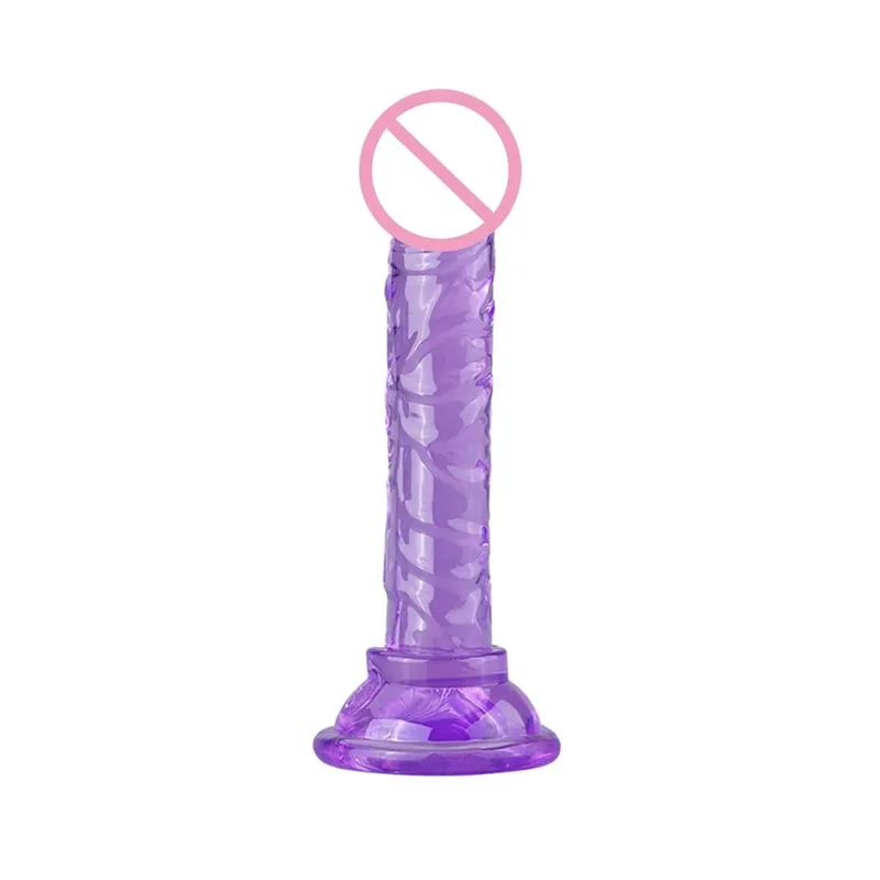 Realistic Dildo Masturbator Anal Toys For Women Crystal Dildo Suction Cup Penis Female Sex Toys G-Spot Erotic Toy for Adults 18 — image 12