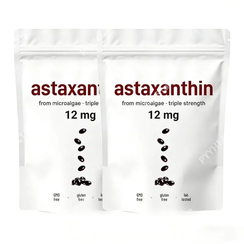 Astaxanthine 12 mg softgels - Dagelijkse antioxidantondersteuning Niet-GMO Glutenvrij Sojavrij 120 capsules voor volwassenen