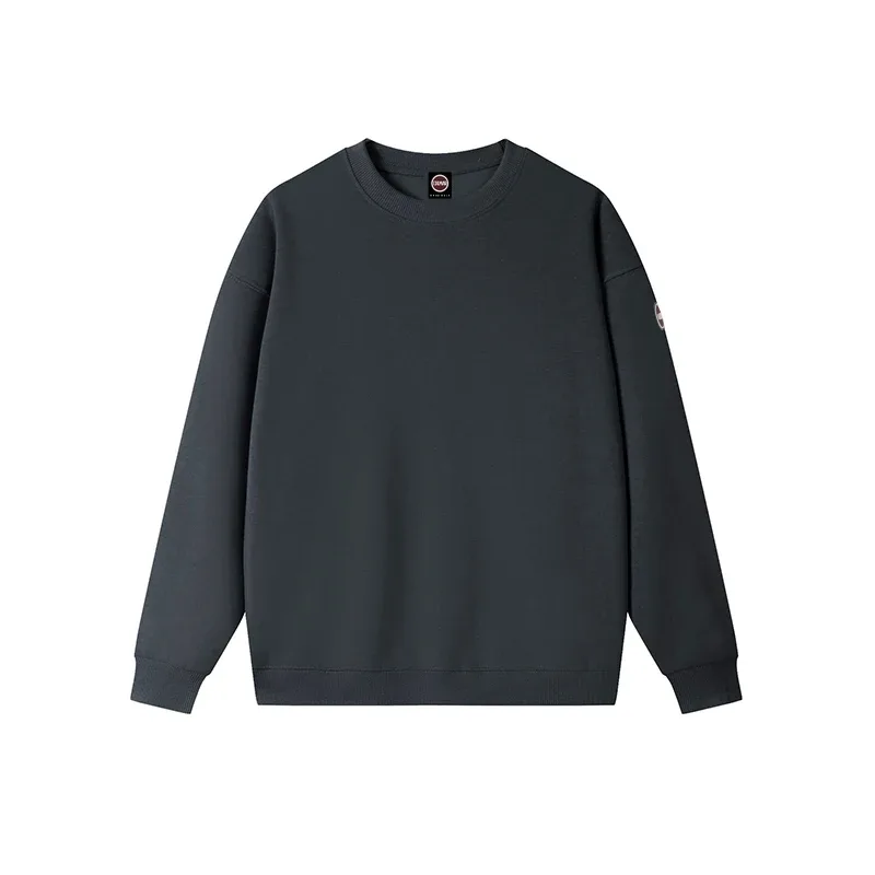 2026 Autumn Winter High Quality O-Neck Sweatshirts Cotton Silicone logo Casual Hoodies Men Long Sleeve Women Tracksuit Tops — image 9