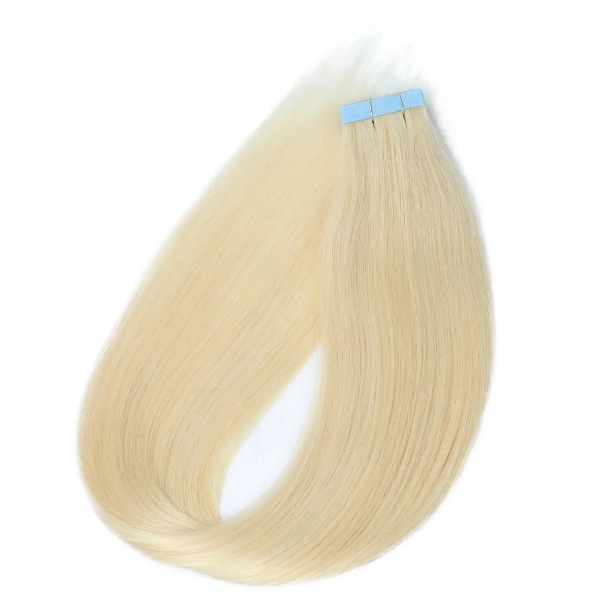 20Pcs/Pack Tape Sa Mga Extension ng Buhok ng Tao Angkop para sa mga Babae na may Invisible Adhesive Tape Ins Seamless Straight na Buhok para sa Volume at Haba — image 12
