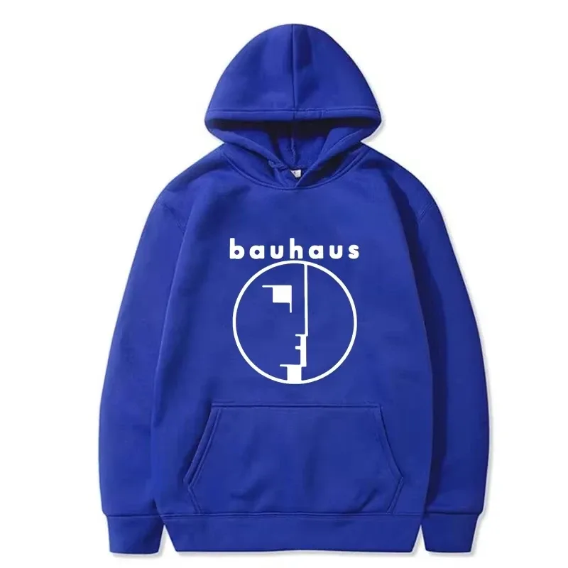 Men's Hoodie Bauhaus Post Punk Goth Rock Crew Neck Graphic Printed Sweatshirt Fashion Casual Plus Size Women Pullover Hoody — image 6