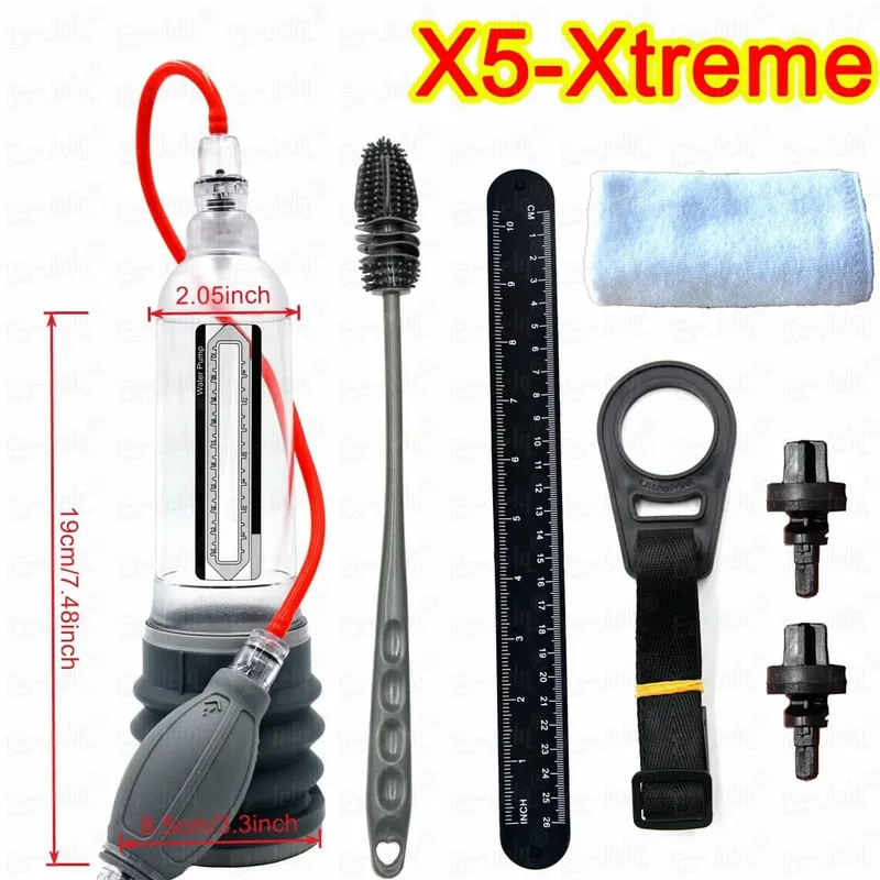 X5 X7 X9 Male Enlargement Penis Extender Stretcher Edge System Sex Toys for Men Penile Pump Enhancer Strap Kit Male Masturbator
