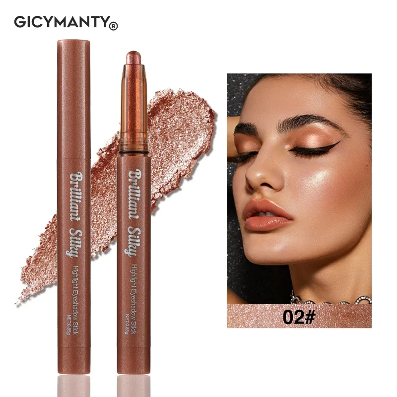 Sparkle Eyeshadow Stick Highlight Eye Pencil Shimmer Pearl Long-Lasting Waterproof Multi-Use Eye Makeup Beauty — image 9