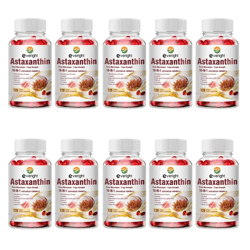 Astaxanthin 24mg – Potent Antioxidant for Skin Eyes & Immune Health – 10-in-1 with Lycopene Grape Seed Vitamin E & Zinc — image 11