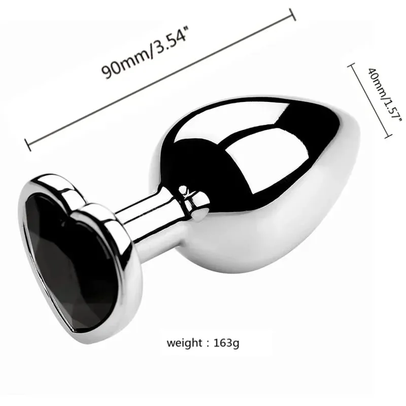 S/M/L Metal Anal Plug Butt Plug Sex Toy Butt Toy for Women Men Couples Gay Adult Game Masturbation Anal Diamond Sex Shop — image 10