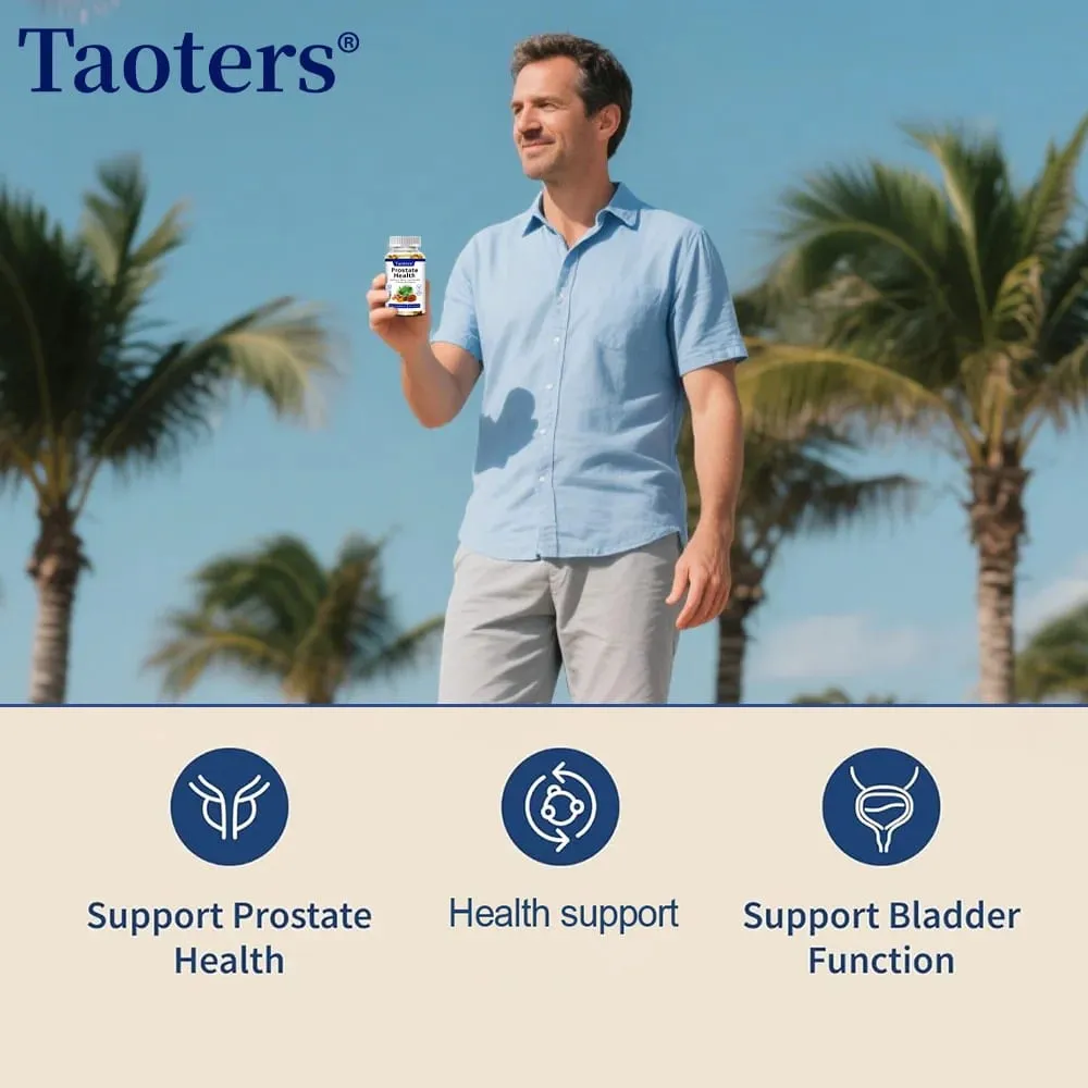 Saw Palmetto Capsules dengan Magnesium Citrate dan Zink Membantu Mengekalkan Kesihatan Saluran Kencing Lelaki dan Kesihatan Prostat