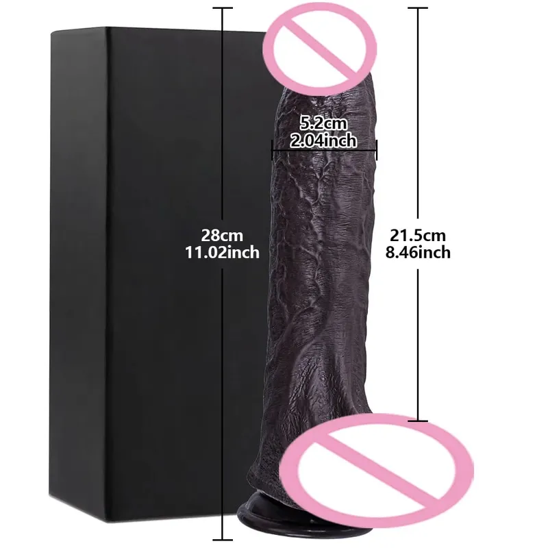 Realistic Big Dildo Huge Fake Penis With Suction Cup Flexible Artifical Dick Female Vagina Anal Masturbation For Lesbain Sex Toy — image 10