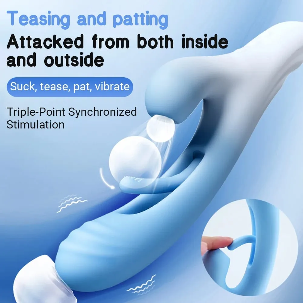 Luxurious Field Tapping Flapping Vagina Vibrator for Women Sucker Rabbit Sucking Vibrator Female Masturbator Sex Toys for Woman