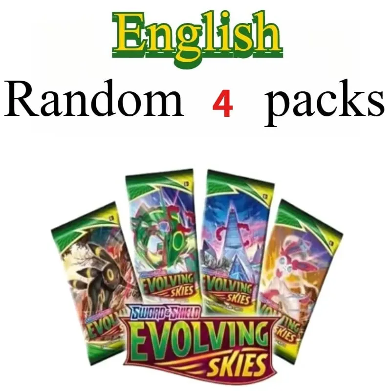 zábava 40 kusů Pokemon Card Pack 4 sady Sun Moon Violet 151 Angličtina Sběratelské karty Sběratelské hračky Halloween Dárek Fantasy Sci-Fi — image 19