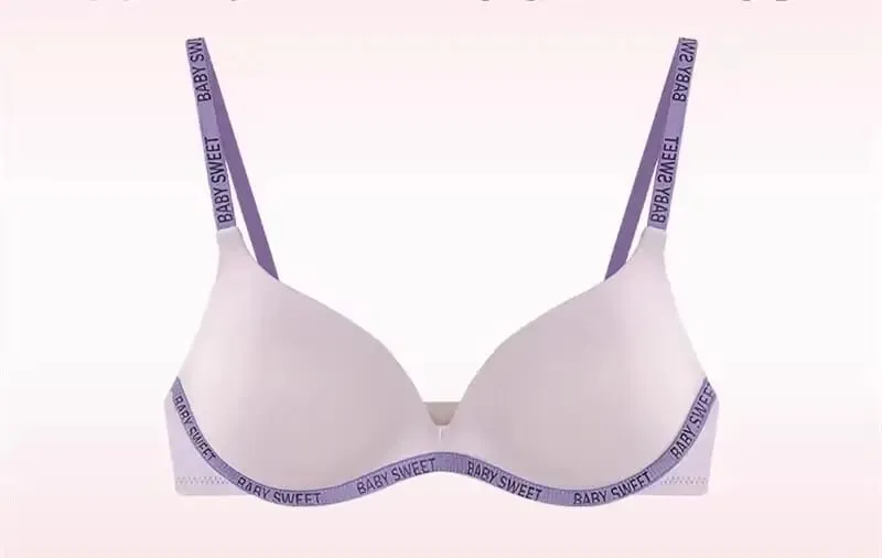 Nouvelle tendance Dopamine couleur sans couture ensemble de soutien-gorge Push Up petit soutiens-gorge sans fil confort beauté dos quotidien décontracté grande taille 32-38 — image 11