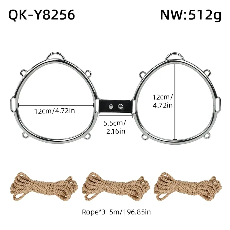 Female Erotic Corset Silicone Chest Bondage Harness Cotton Hemp Rope Breast Restraint Belts Sexy Bra Chest Pleasure Sex Toy