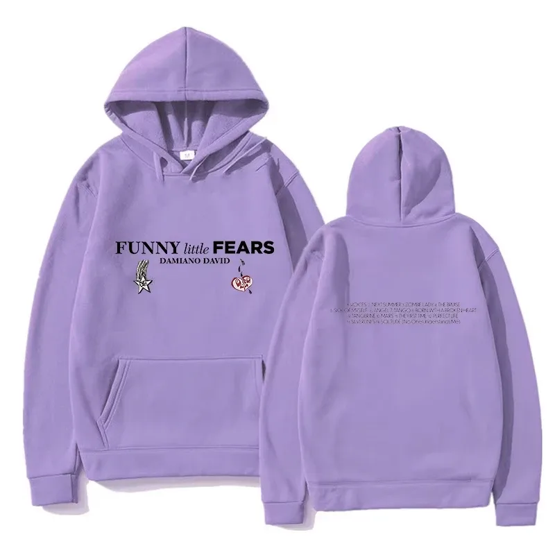 Little Fears Hoodies Men's Clothing Fashion Women Harajuku Aesthetic Graphic Hoodies High Street Sweatshirts — image 8