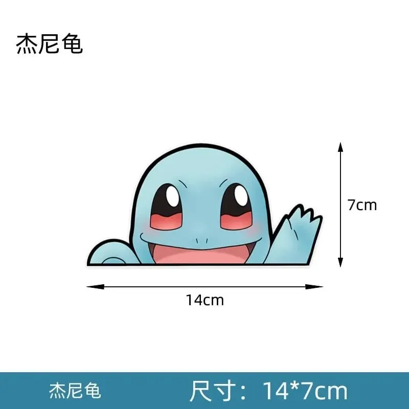 20 stylów Pokemon naklejki samochodowe Anime rysunek Pikachu Gengar Eevee Charmander urocza lalka z kreskówek kreatywna naklejka urodziny prezenty — image 7