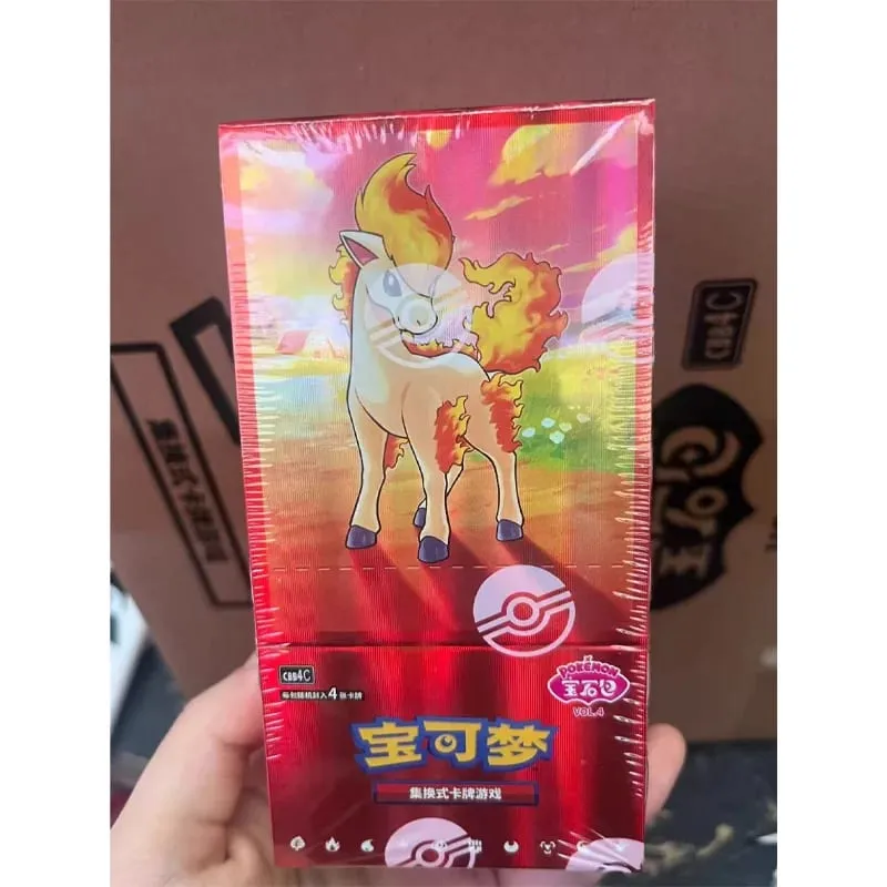 오리지널 포켓몬 젬 팩 Vol 5 부스터 박스 PTCG 중국어 간체 PTCG 젬 팩 Vol 4 3 2 1 Gempack 4 Gem Pakc Vol. 4 — image 2