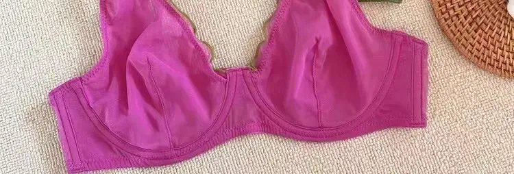Buong Coverage Minimiser Bra para sa Malaking Bust Ultra Manipis na Seamless Wireless Lift & Support Anti Sag Set BANERDANNI S-2XL 32-40 ABC — image 8