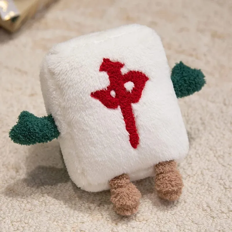 Funny China Mahjong Series Plush Toys Cozy Cotton Cartoon Throw Pillow Back Cushion Children Game Props Creative Home Decor — image 12