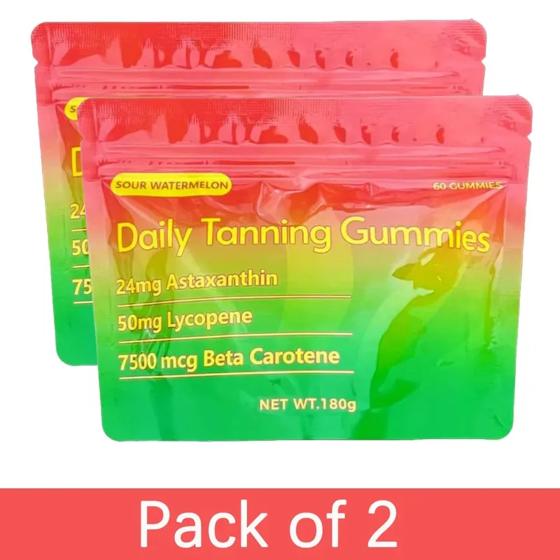 Tanning Gummies for Women & Men | Sun Tan Tanning Supplement with Astaxanthin Lycopene Multivitamins | Skin Radiance HYdration — image 8