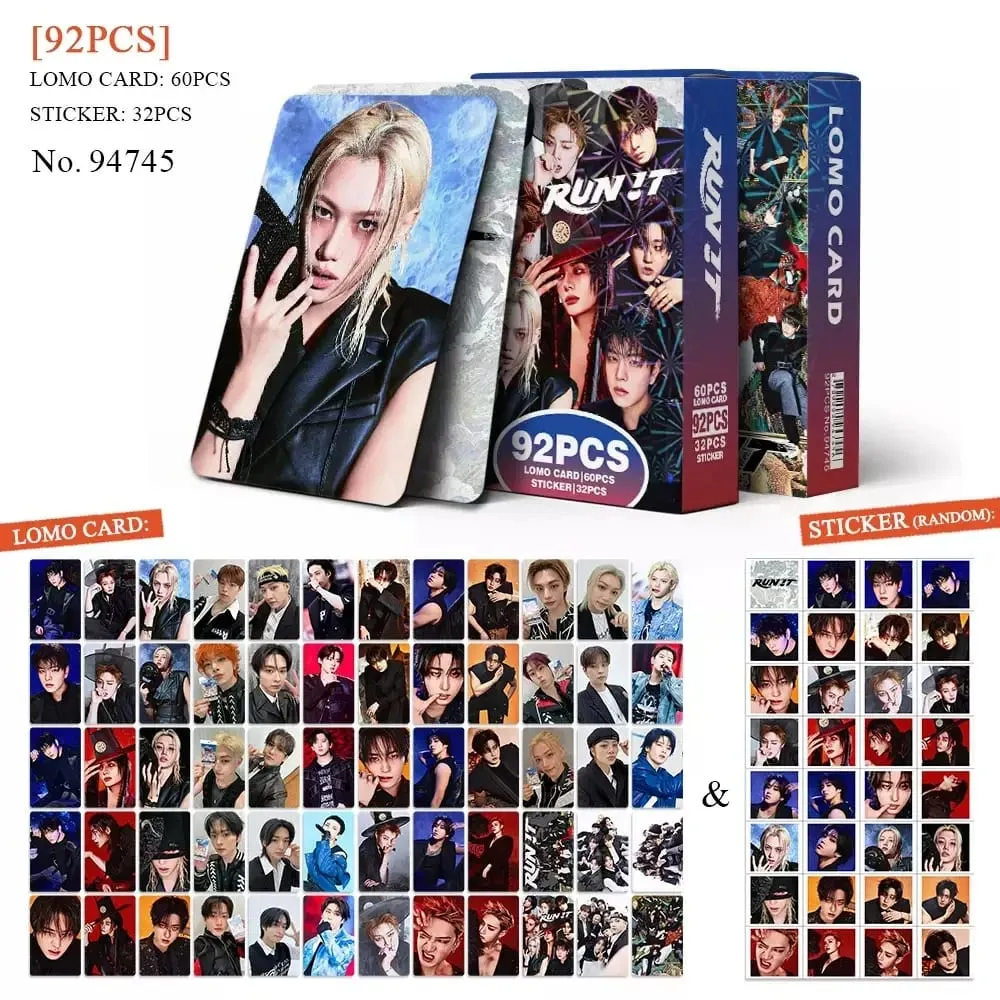 92PCS Korean Hot Idol New Album "THIS&THAT" High Quality Lomo Cards Felix BangChan HyunJin I.N Han Fans Collect Small Cards — image 6