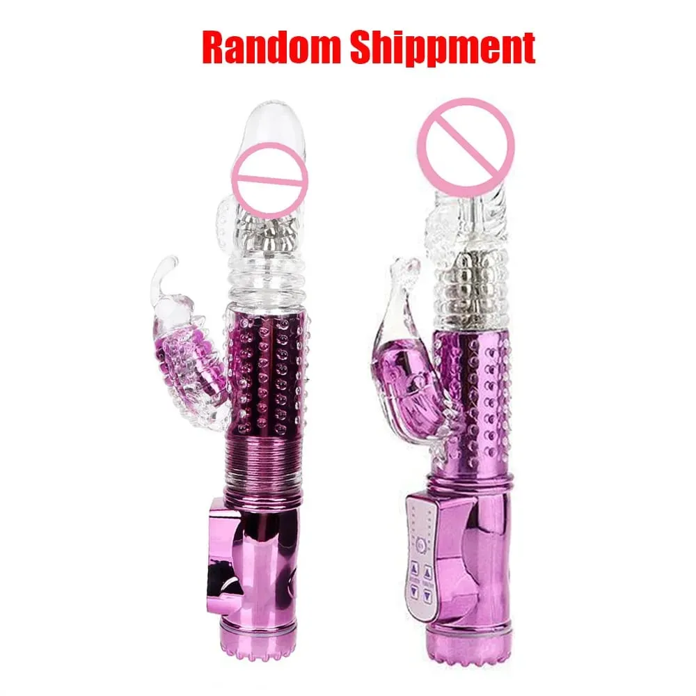 Automatic Stretch Rotate Vibrators For Women Clitoris Stimulator Vaginal Anal Plug Fake Dildos Female Masturbator Sex Toys Adult — image 2