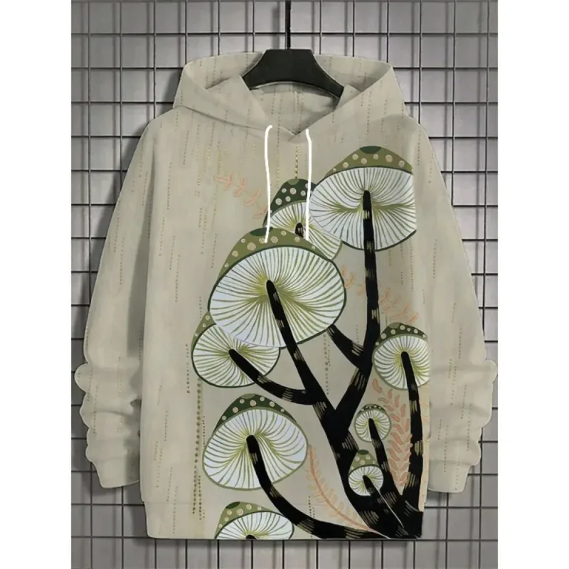 Fuji Mountain Lake Scenery Black Cat Graphic Hoodie Men Pullover Hooded Sweatshirt — image 14