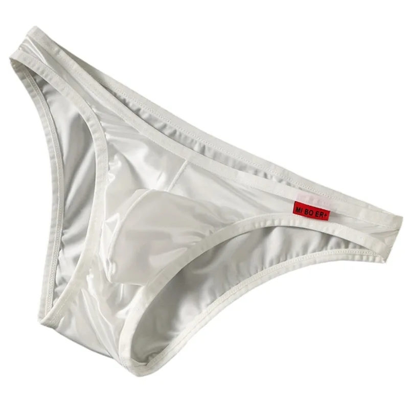 Lelaki Satin-seperti Bikini Ais Sutera Regangan Kantung Ringkas Pakaian Dalam Wanita Seluar Dalam Bernafas Seluar Dalam Lancar Seluar Dalam Tali Jepun