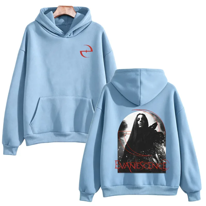 Sanctuary Logo Hoodie Evanescence Rock Band Pullovers Fashion Unisex High Street Sweatshirts Casual Long Sleeve Loose Streetwear — image 10
