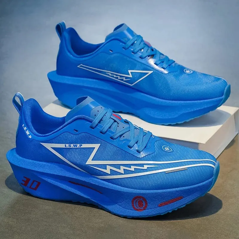 Men Marathon Running Shoes Carbon Plate Training Race Sports Outdoor Breathable Lightweight Women Comfortable Athletic Sneakers — image 2