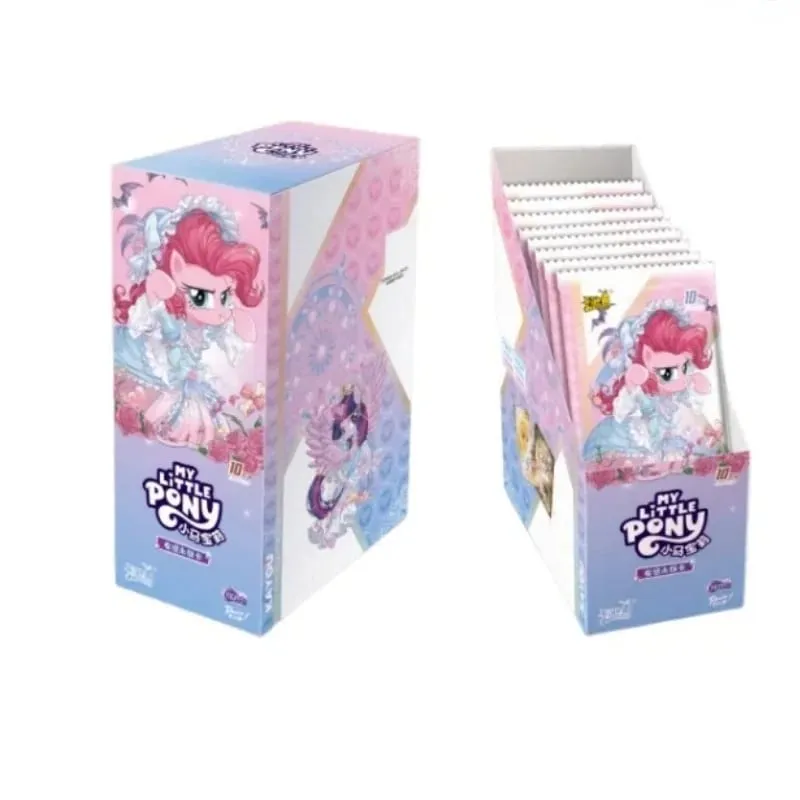 Autentyczny mój kucyk Little Pony przyjaźń na zawsze księżyc 12 11 10 seria karty kolekcjonerskie Fluttershy Anime gadżety prezenty — image 4