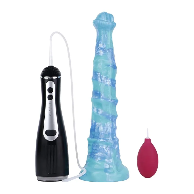 Silicone Electric Squirting Fantasy Dildos with Suction Cup Prostate Massager Ejaculating Penis Sex Toys For Women Men