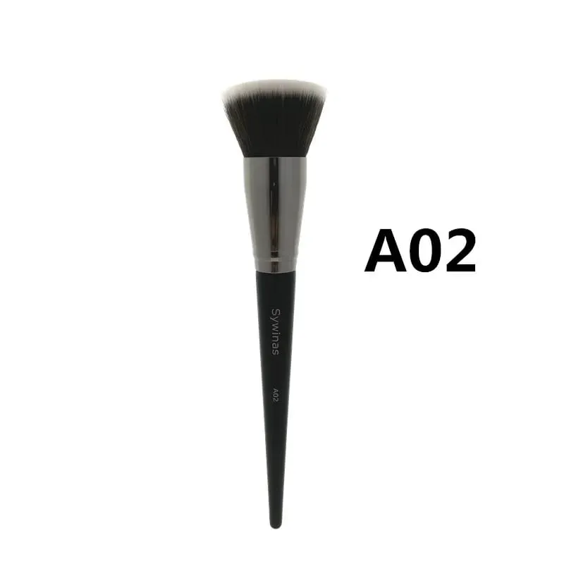 Sywinas Fan Brush Highlighter Soft Face Beauty Painting Powder Foundation Blush Bronzer Blending Makeup Brushes
