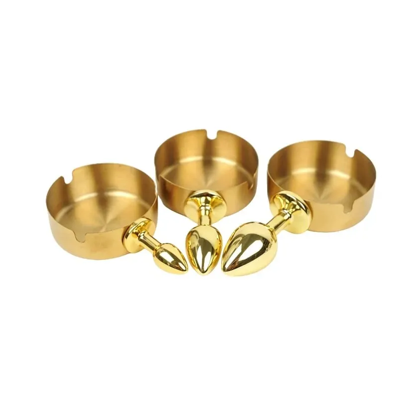 Anal Plug Kits Metal Ashtray Anal Plug Dice Anal Plug Dartboard Anal Plug Adult Sex Toys for Anal Exploration Women BDSM Sex Toy — image 4