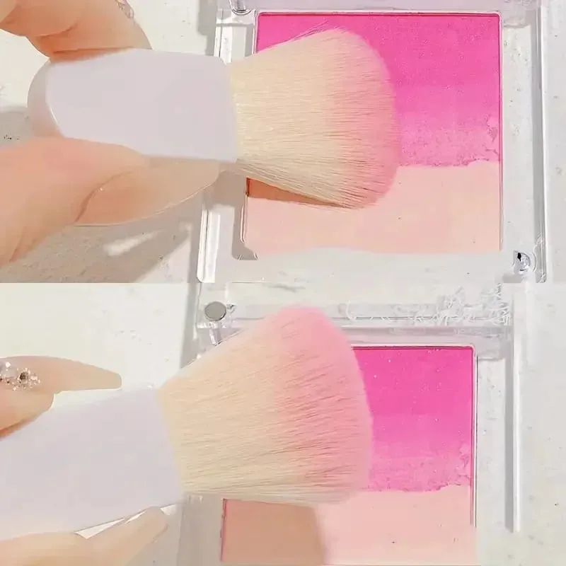 Juego de Mini brochas de maquillaje de viaje, 6 uds., con caja transparente, base en polvo cosmética portátil, colorete, mezcla, corrector, brochas de maquillaje — image 5