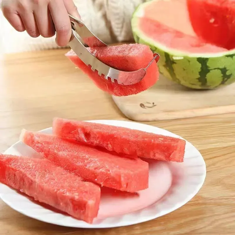 Edelstahl Windmühle Wassermelone Schneider Artefakt Salat Obst Slicer Cutter Werkzeug Wassermelone Digger Küche Zubehör Gadgets — image 5