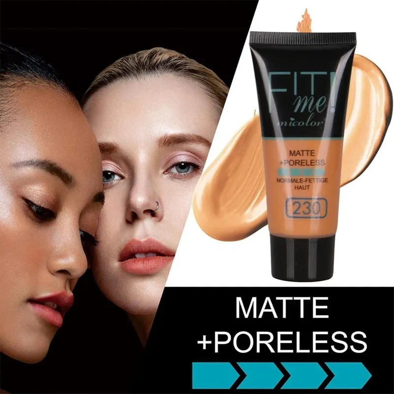 Micolor Fit Me 2 IN 1 Poreless Powder & Liquid Foundation Full Coverage Liquid Concealer Scars Μαύροι κύκλοι Ακμή Καλλυντικό Σετ — image 2