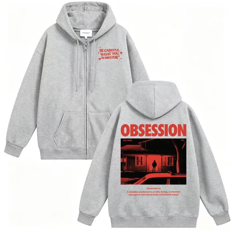 2026 Movie Obsession Felpa Giacca Cappotti One Wish Willow Fai attenzione a ciò che desideri per gli occhi Felpe con cappuccio retrò con zip alla moda da uomo
