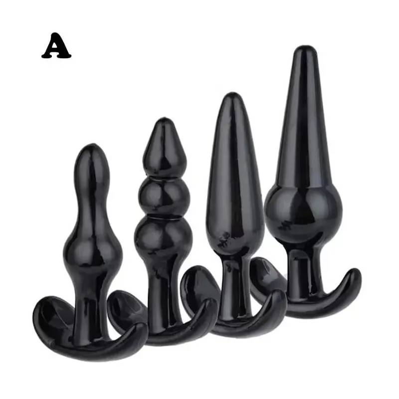 4/5/7/8 pçs/set silicone butt plug vibrador masturbação anal plug vaginal brinquedos sexuais combinação anal grânulo dilatador brinquedos para gay