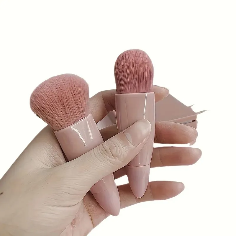 Set Berus Mekap 5 Keping Mesra Perjalanan dengan Cermin Padat & Sarung Mini Pembayang Mata Serbaguna & Berus Bedak Longgar — image 5