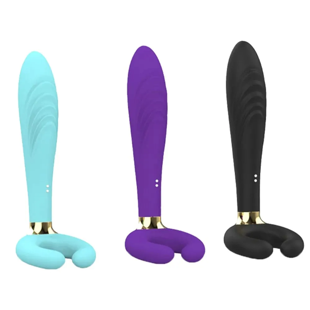 Orissi Magnetic C Shape Vibrator Triple Head Rechargeable Couples Sex Toy — image 1