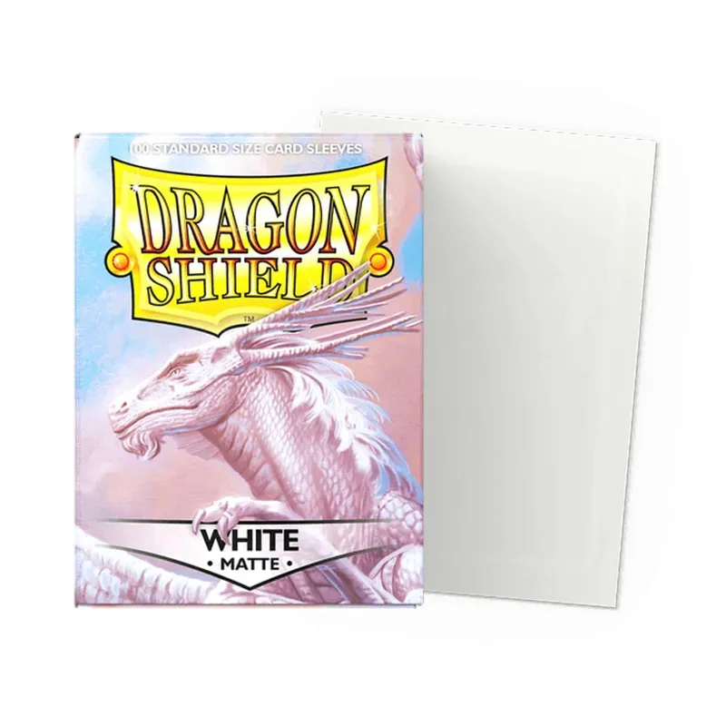 100 개/상자 66x91mm MTG/PKM/YGO/TCG 보드 게임 카드 슬리브 용 표준 크기 Demark Dragon Shield 무광택 카드 슬리브