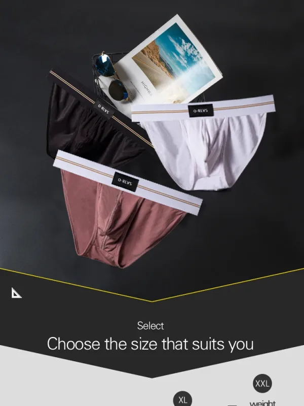 Slips für Männer, nahtlos, Hip-Design, Herren-Unterwäsche, supergroß, breit, 5 cm, elastisches Band, unabhängige Codpiece, kurze Hosen für Jungen — image 16