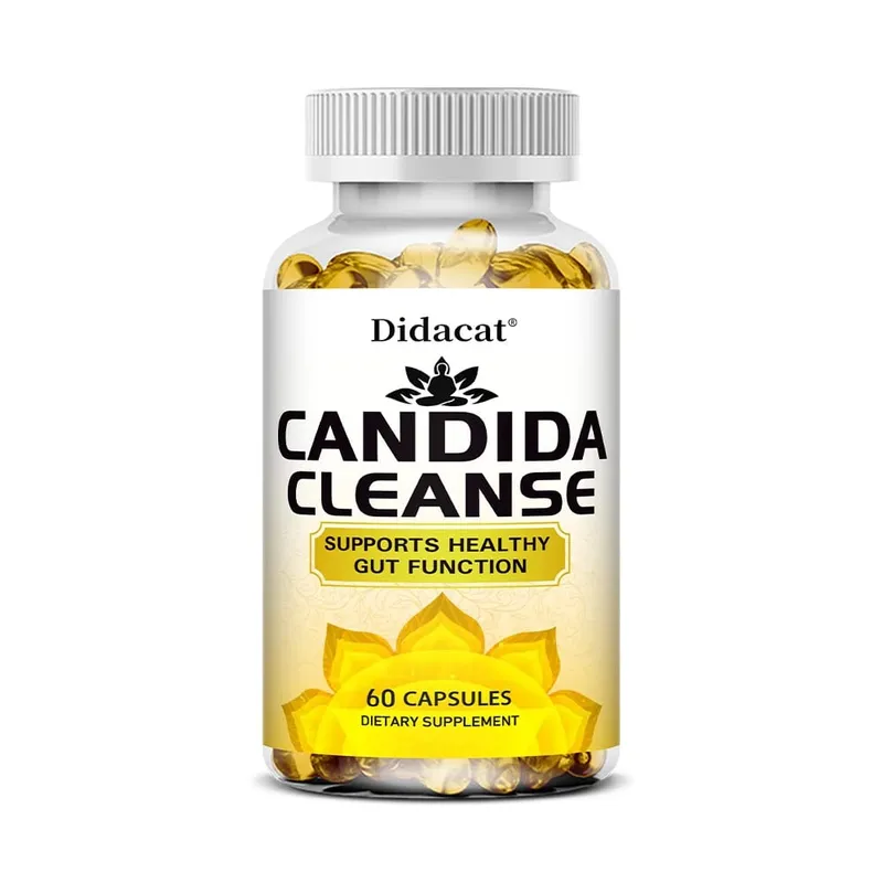 Candida Cleanse-innehåller naturliga örter och probiotika för att stödja en sund tarmfunktion och immunhälsa Lämplig för unisex — image 9