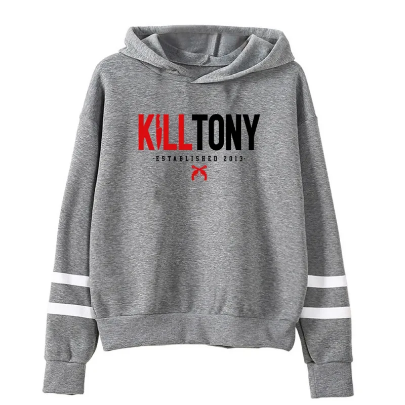 Kill Tony Merch Hoodie Unisex Zakloze Parallelle Staven Mouw Streetwear Vrouwen Mannen Sweatshirt Met Capuchon Grappige Kleding