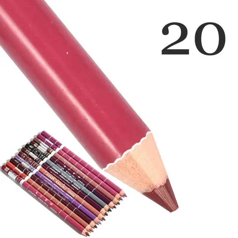 28Color Antifouling Lip Liner Professional Lipstick Pen Precise Waterproof Lip Outline Pencil Lip Makeup Lasting Eyeliner Creamy — image 31