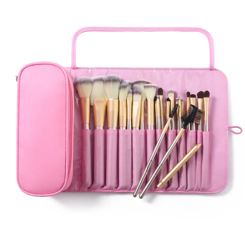Make-up-Tasche für Damen, Kosmetikpinsel-Tasche, Reise-Organizer, Make-up-Pinsel, Faltwerkzeuge, Rolltaschen, wasserdichter Nylon-Make-up-Koffer — image 5