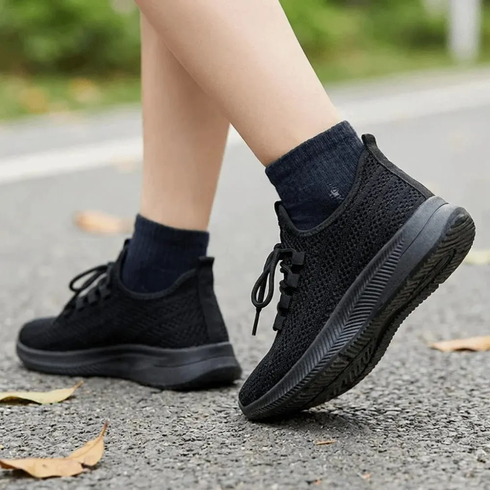 Breathable Men's Casual Sneakers Wear-resisting Anti-slip Sports Shoes Soft-soled Lace Up Slip-on Fashion Sneaker — image 3