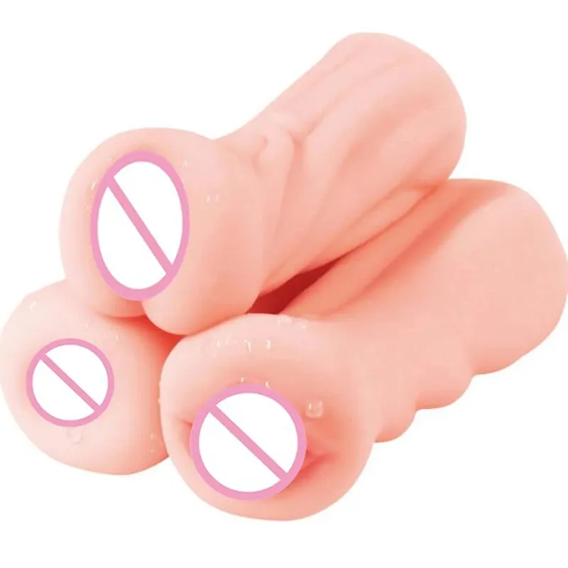 New 4D Realistic Deep Throat Male Masturbators Pocket Pussy Stroker Tight Silicone Mouth Vagina Anal Oral Sex Adult Toys for Men — image 2